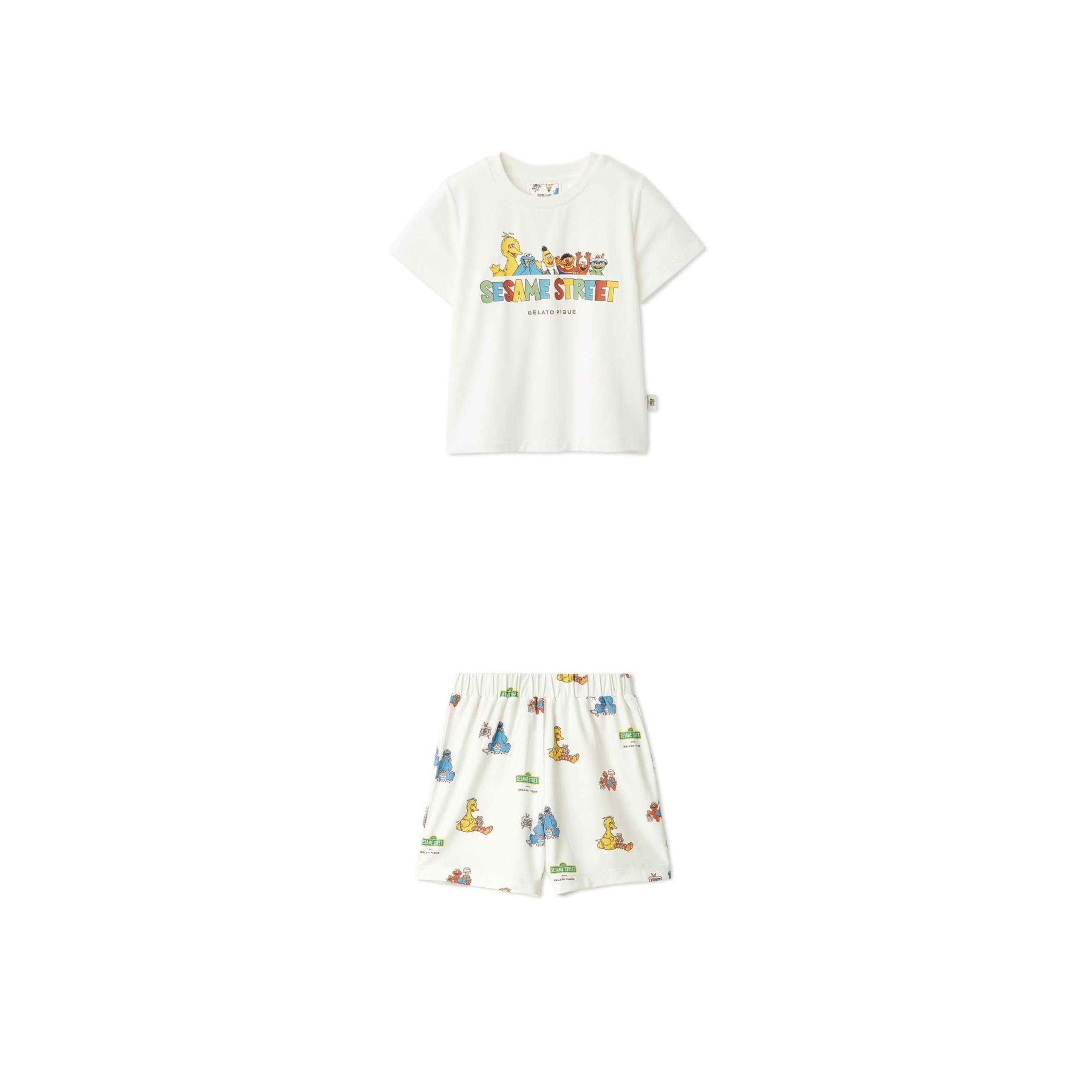 [ジェラート ピケ] 【SESAME STREET】【KIDS】ワンポイントTシャツ PKCT261423