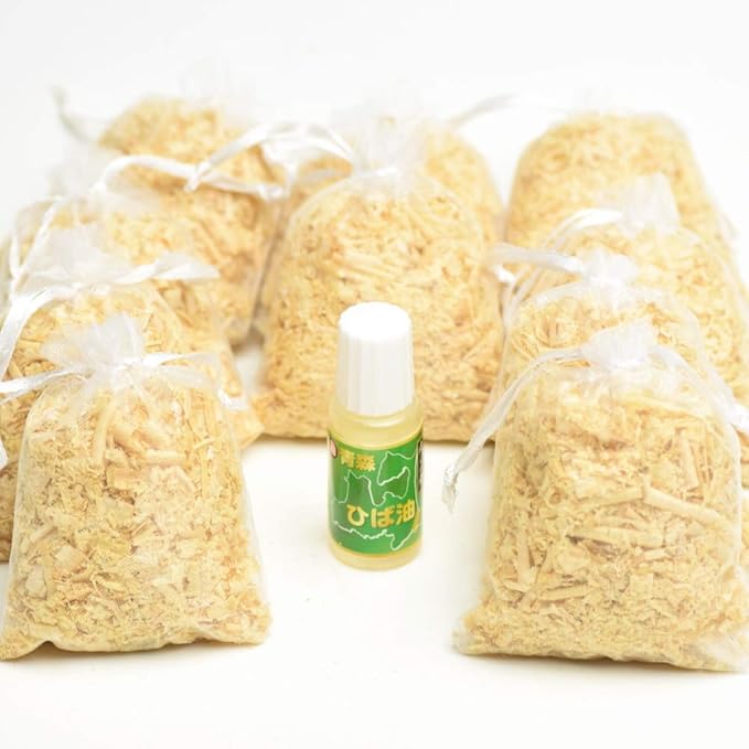 Amazon Co Jp 癒しの袋 10袋 ひば油 10ml セット 7cm 7cm ヒバチップ 青森 青森ひば ヒバ 香り袋 匂い袋 ヒバ油 ドラッグストア