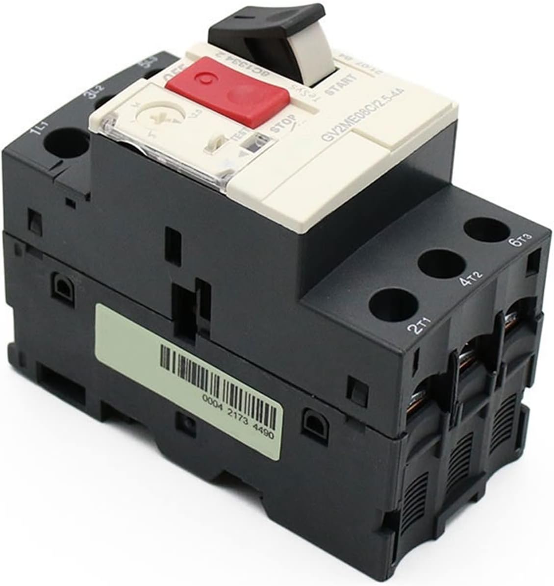 Motor Starter GV2ME Series Motor Protector Motor Circuit Breaker Push Button 3P Thermal Magnetic Type Motor Breaker MPCB(GV2-ME02C)