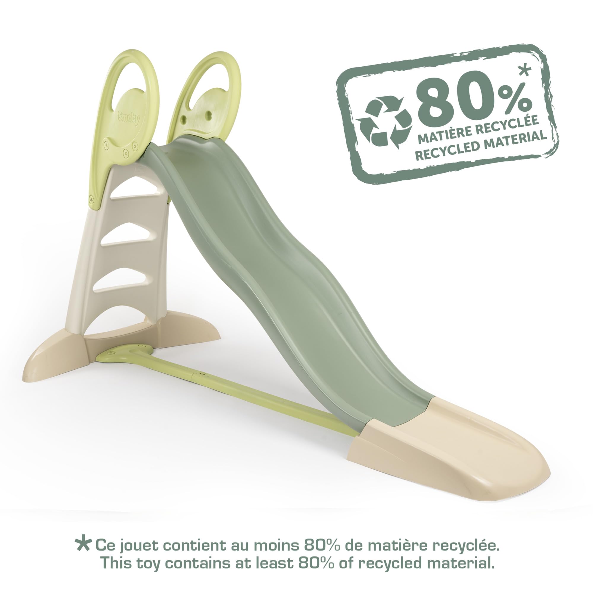 Smoby Life XL Doppel-Wellen-Rutsche 2,30 Meter mit Wasseranschluss Recycling-Anteil
