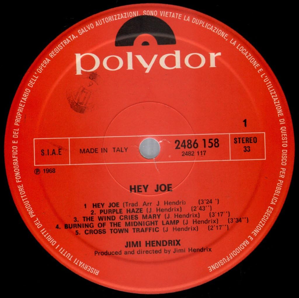 The Jimi Hendrix Expérience-Hey Joe