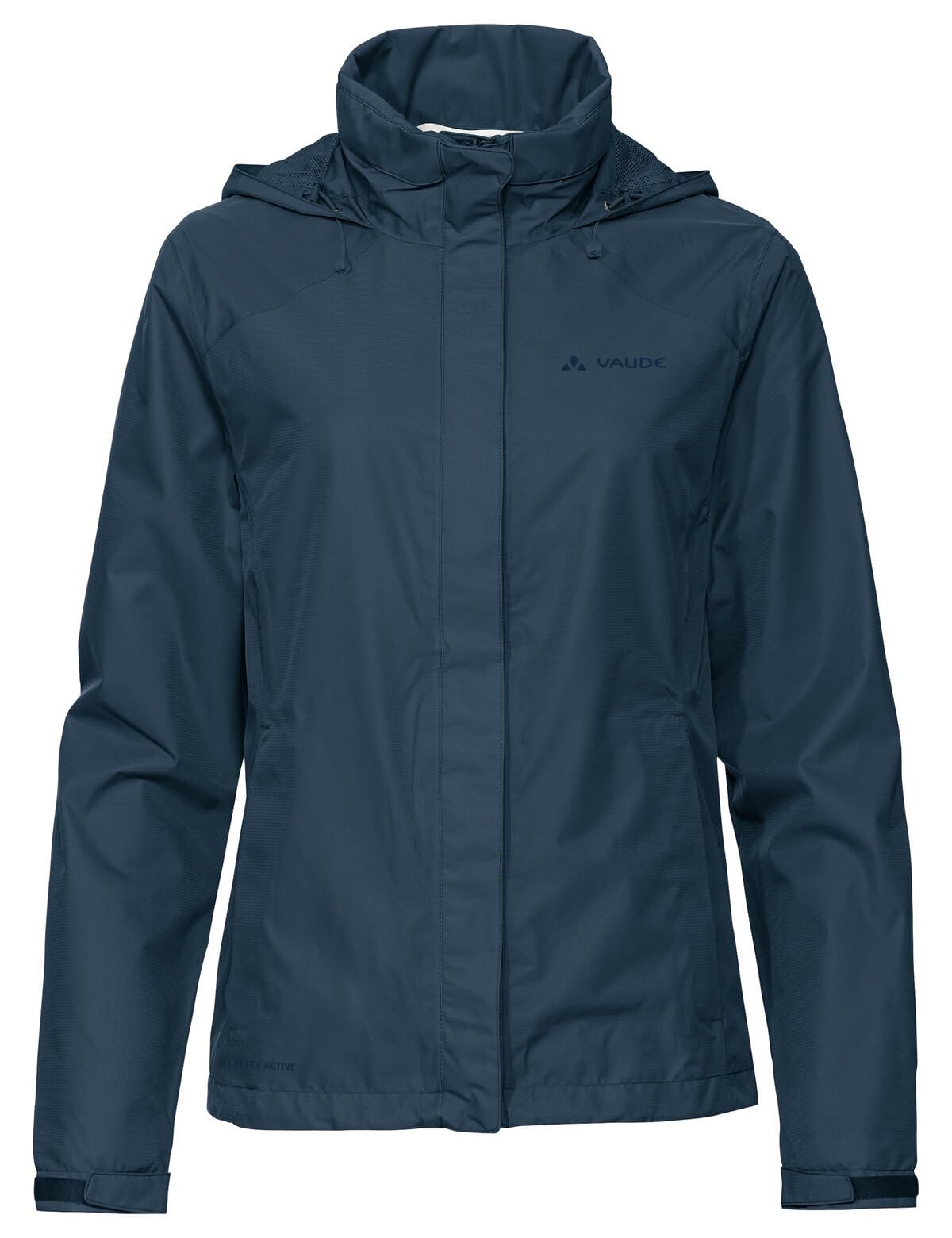 VAUDE Escape Bike Light Regenjacke Damen – Gefütterte Regenjacke mit 2-Lagen Membran, reflektierende Jacke wasserdicht 412g