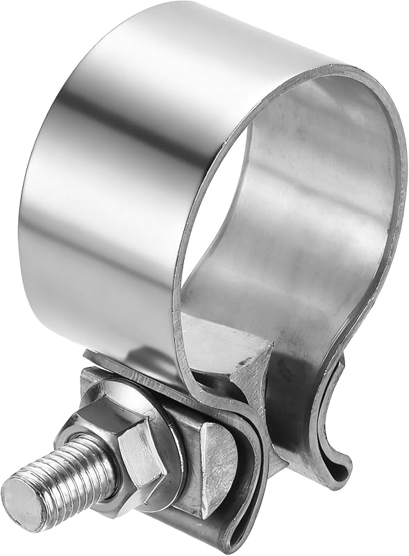 Abraçadeira de escapamento HARFINGTON em aço inoxidável 410 para união de topo – 1 unidade