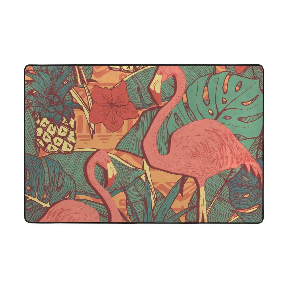 Tapis de salon tropical pour créer une ambiance évasion à la maison