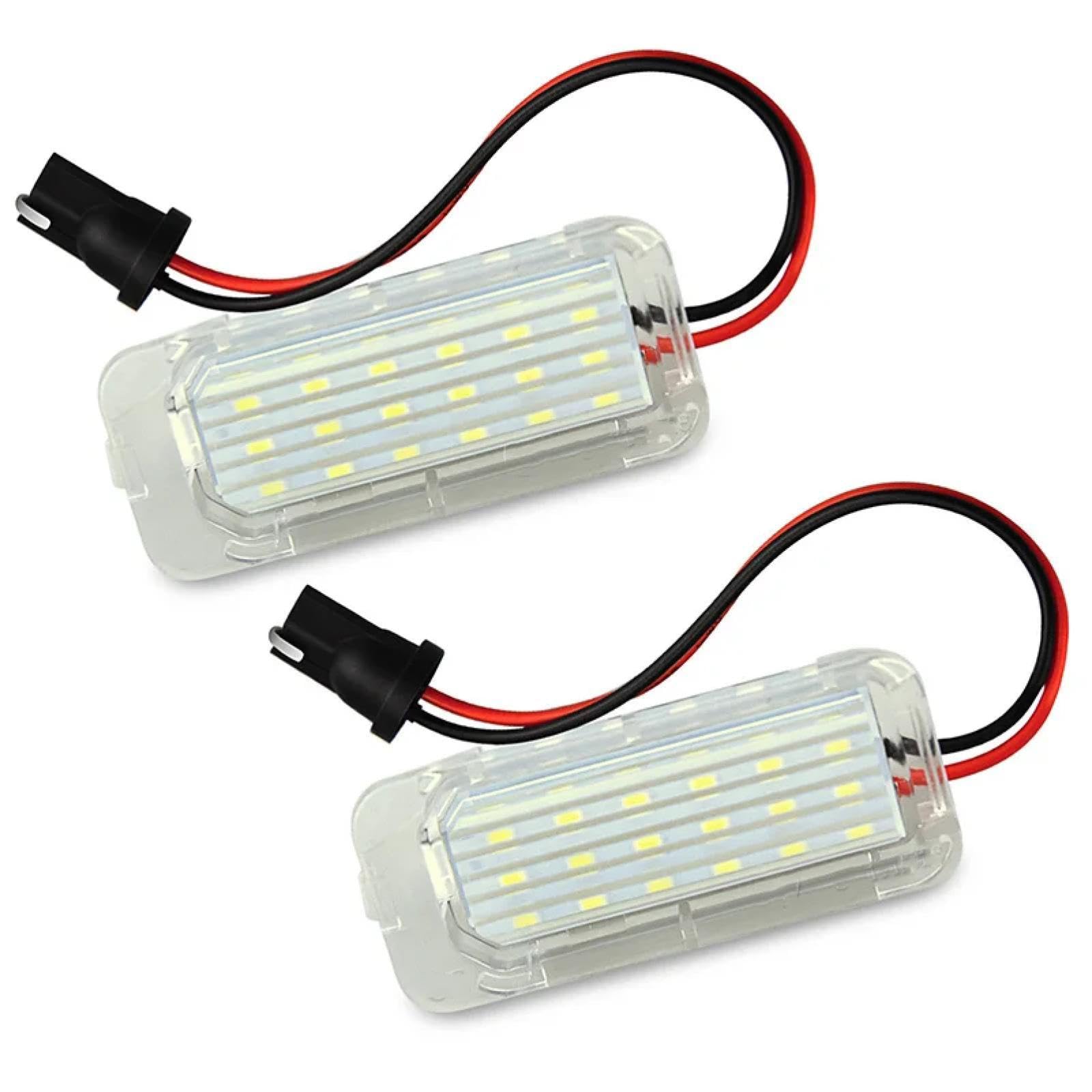 Luz de matrícula LED para Ford Focus 5D Fiesta Mondeo MK4 C-MAX y Kuga