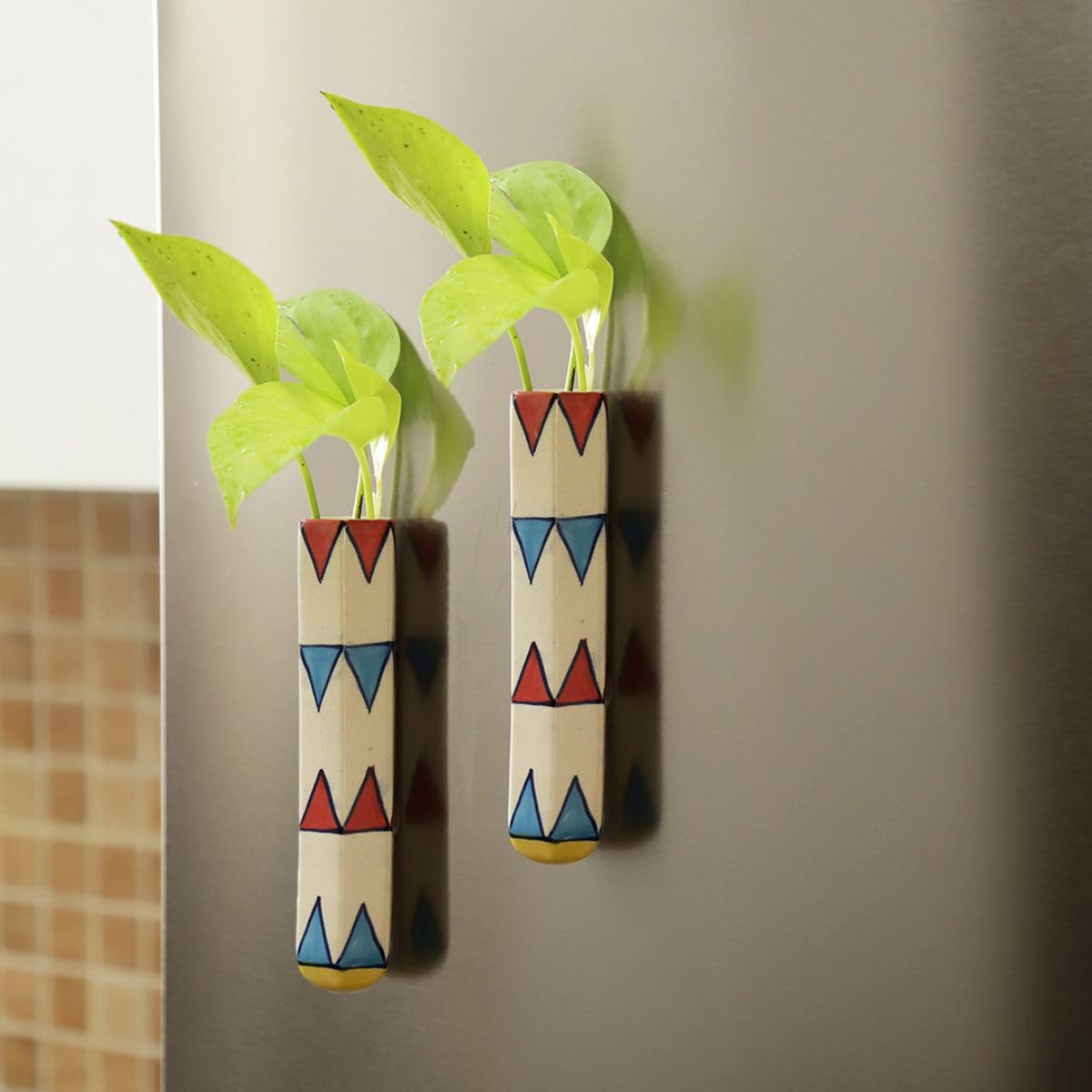 See full amazon price history chart for VarEesha Handpainted Ceramic Magnetic Planter Pot for Indoor Plants, Fancy hydroponic Plant Pot with Dual Magnets, Decorative Fridge Planter for Flowers and Money Plants | Multicolor Pack of 2 VarEesha Handpainted Ceramic Magnetic Planter Pot for Indoor Plants, Fancy hydroponic Plant Pot with Dual Magnets, Decorative Fridge Planter for Flowers and Money Plants | Multicolor Pack of 2 (B0CM1HD6XB) Amazon Price History, Amazon Price Tracker