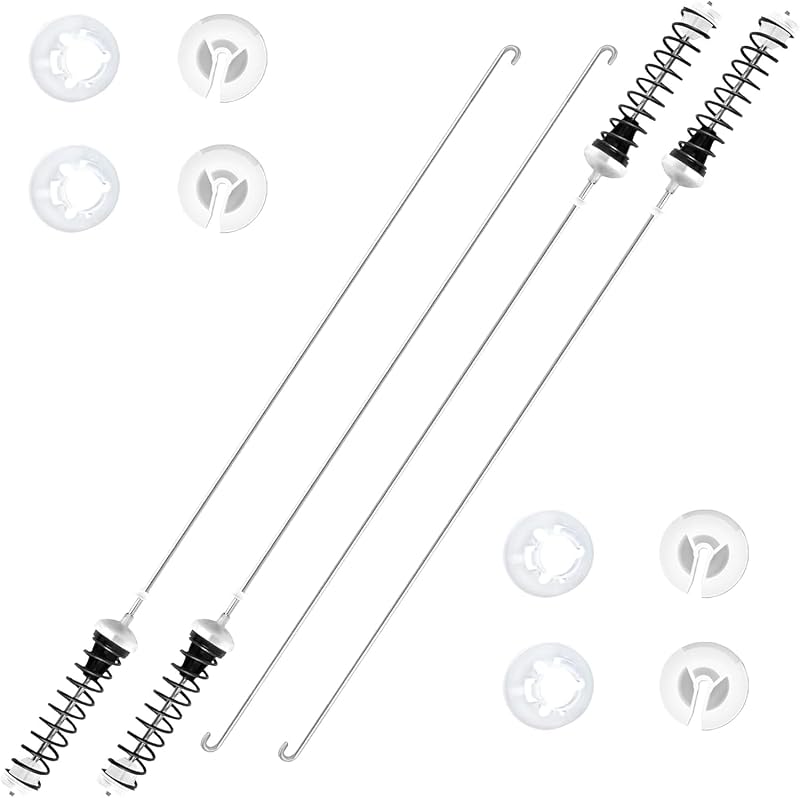 Kit com 4 Hastes de Suspensão para Lavadora de Roupas NLZQMBC