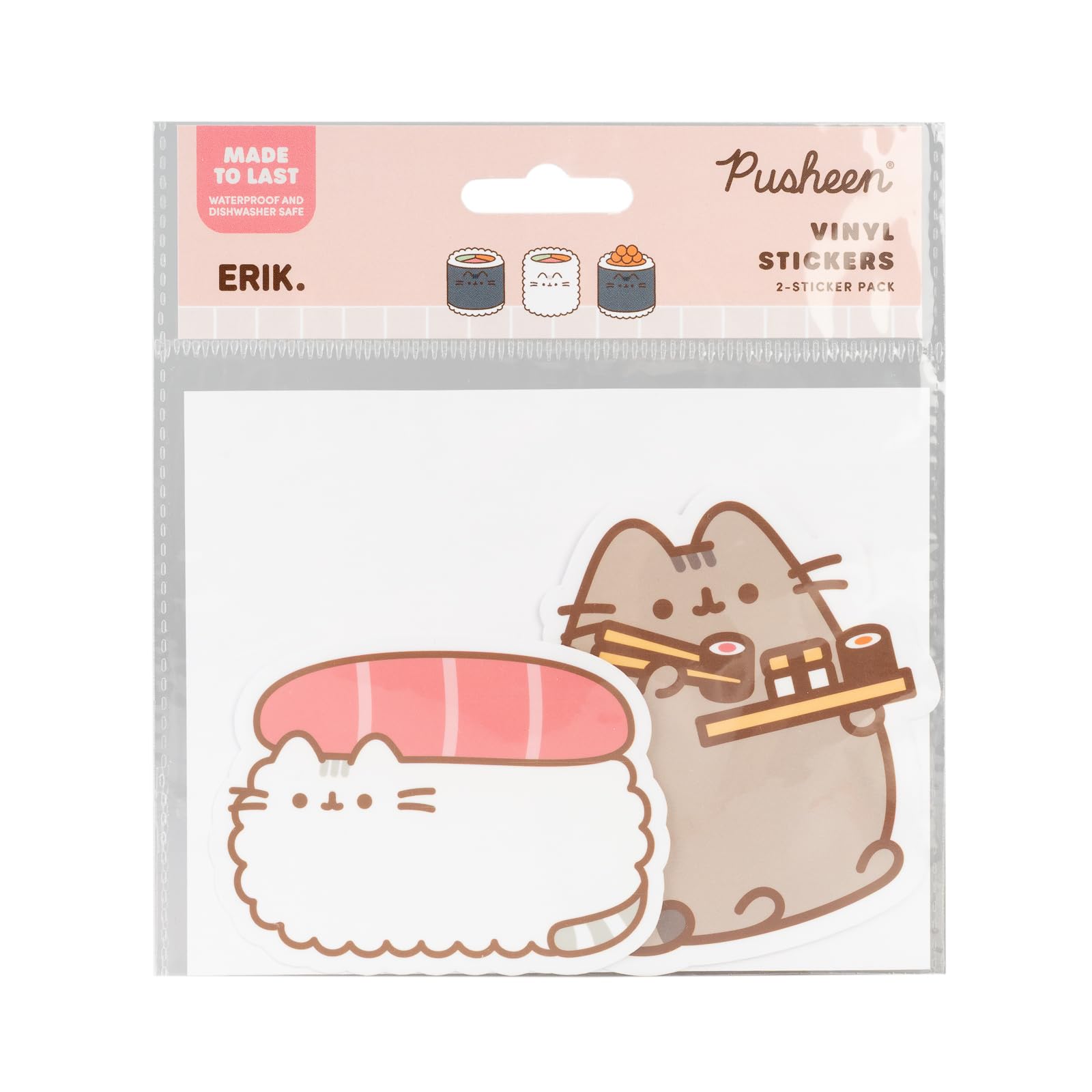 Grupo Erik Vinyl Stickers - Pusheen Gifts for Cat Lovers | Laptop Stickers for Adults & for Children, Kawaii Gifts Under 5 Pounds, Kawaii Stuff, Pusheen Merchandise