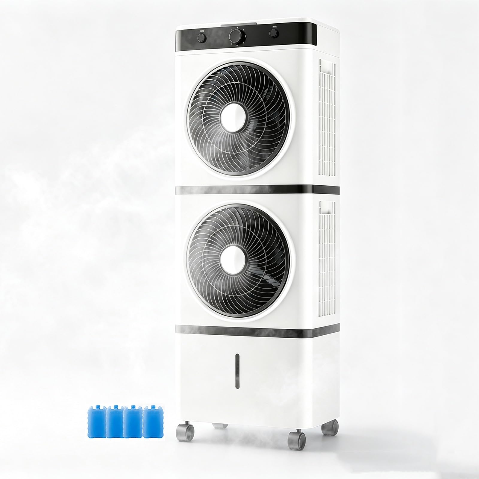Evaporative Air Cooler, Portable Swamp Cooler with 14L Tank