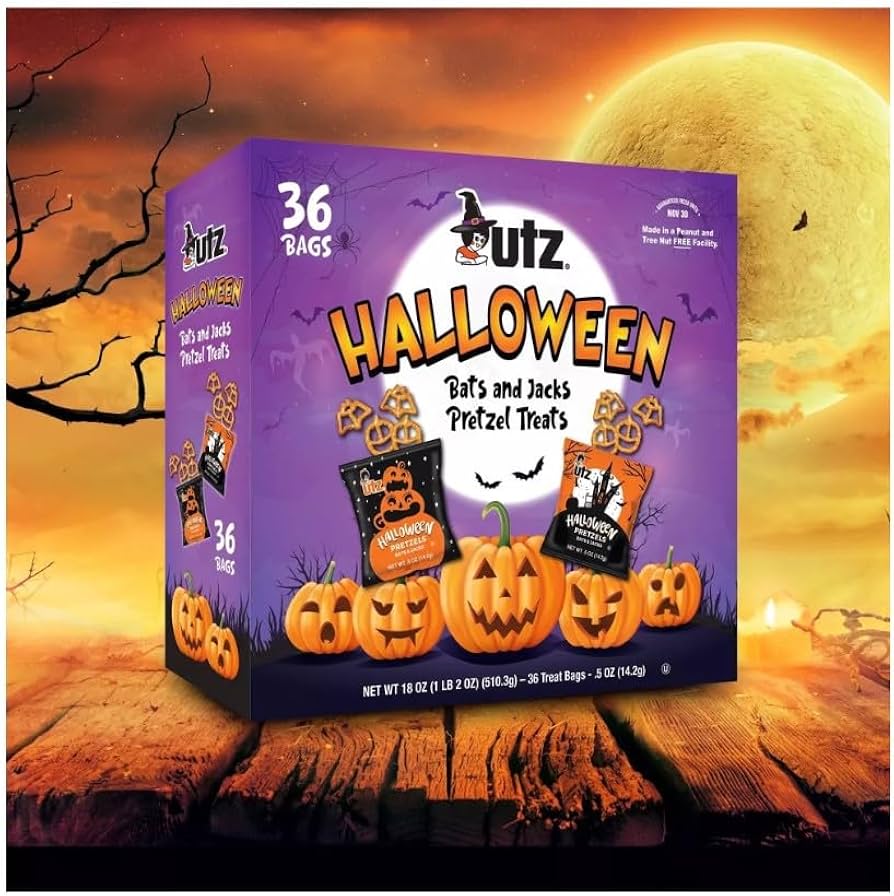 Amazon.com: UTZ Halloweel Bats and Jacks Pretzel Treats 36 Bags Amazon.com: UTZ Halloweel Bats and Jacks Pretzel Treats 36 Bags