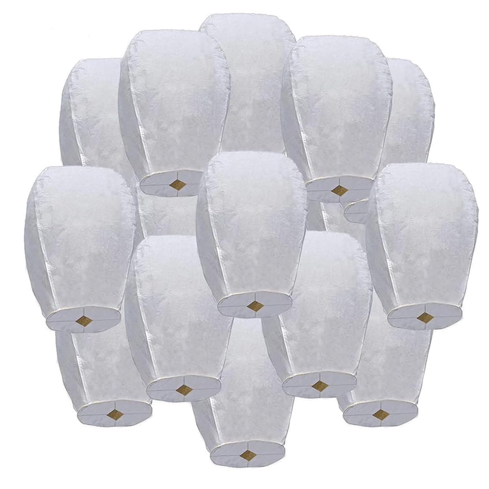 Farolillos chinos del cielo linterna voladora china,papel de linterna de papel puramente hecha a mano para fiestas de bodas, festivales de cumpleaños, Navidad y Año Nuevo (20 piezas)