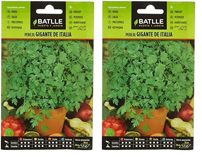 Graines aromatiques de Batlle - Persil géant d'Italie (9g) (Lot de 2)