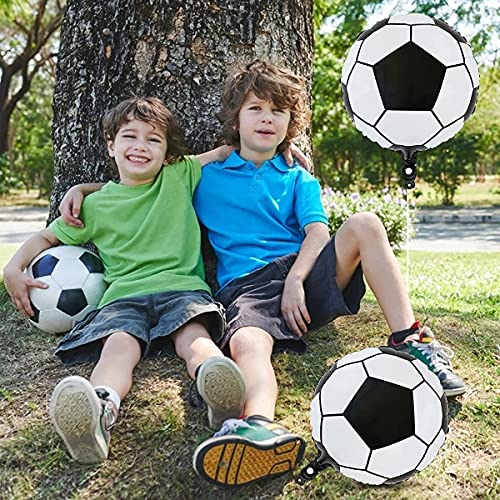 10 Pieces 18" Sports Foil Balloons Set, Sports Themed Foil Mylar Balloon For Boys Baby Shower Birthday Party Decoration Supplies,Soccer Baseball Volleyball Basketball Football #TOP4