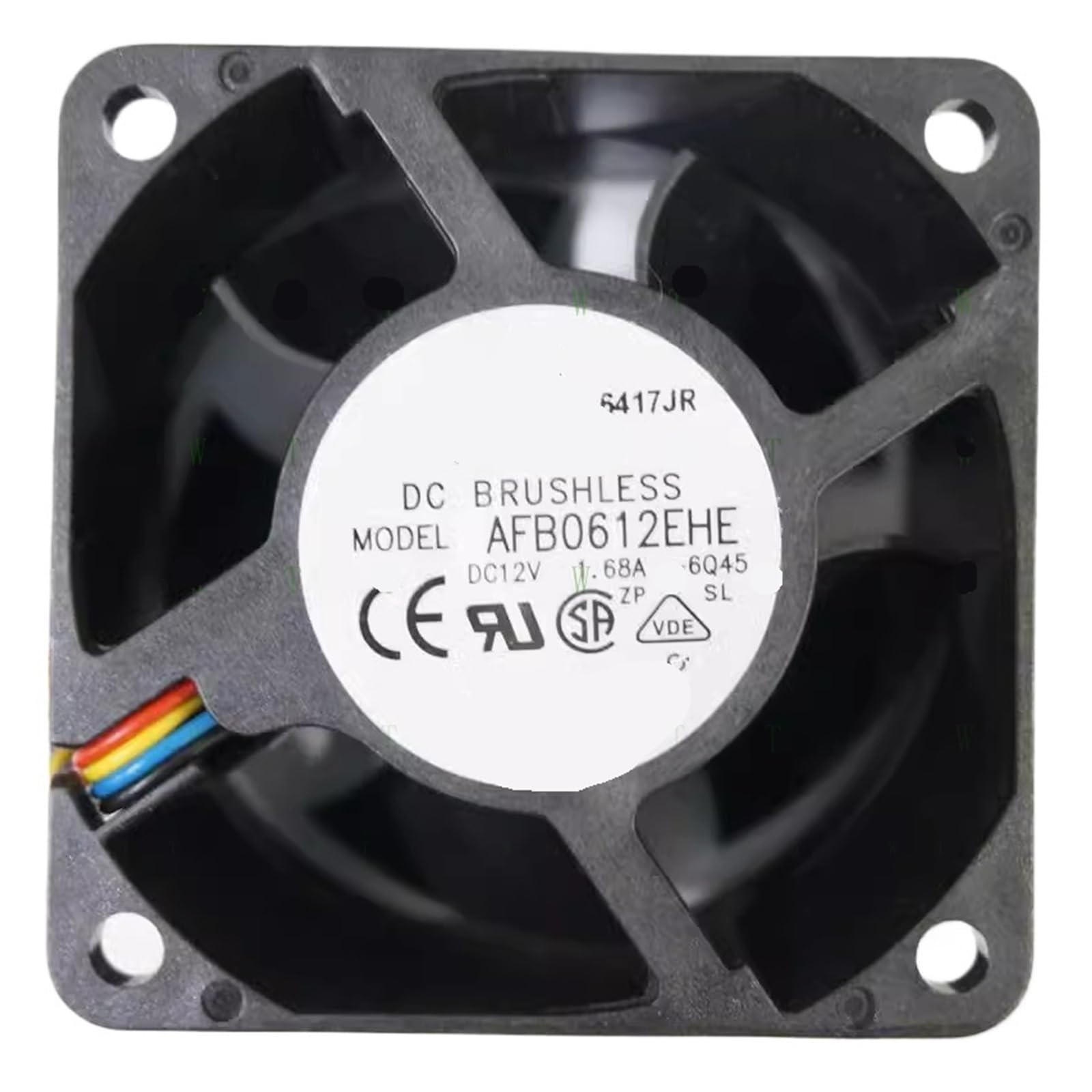 PEQYUACTE AFB0612EHE 6038 6CM 12V 1.68A Fan 4wire