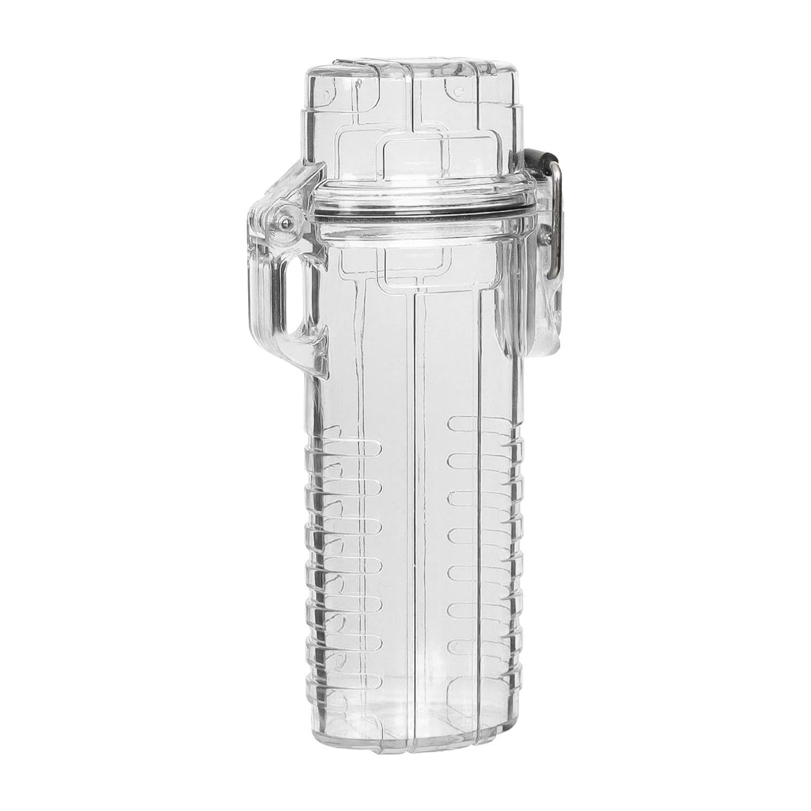 Custodia Porta Accendino | Contenitore Portaoggetti per Esterni - Custodia Protettiva Impermeabile Con Scocca in PP, Supporto per Accendino
