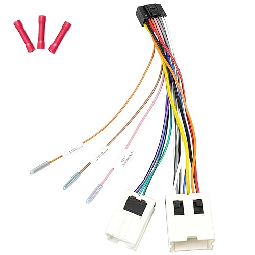 Miniatura 7 de Jayubien Arnés de cable de radio para conector estéreo Nissan, compatible con Altima Frontier Xterra Murano Armada Pathfinder Quest Infiniti Titan