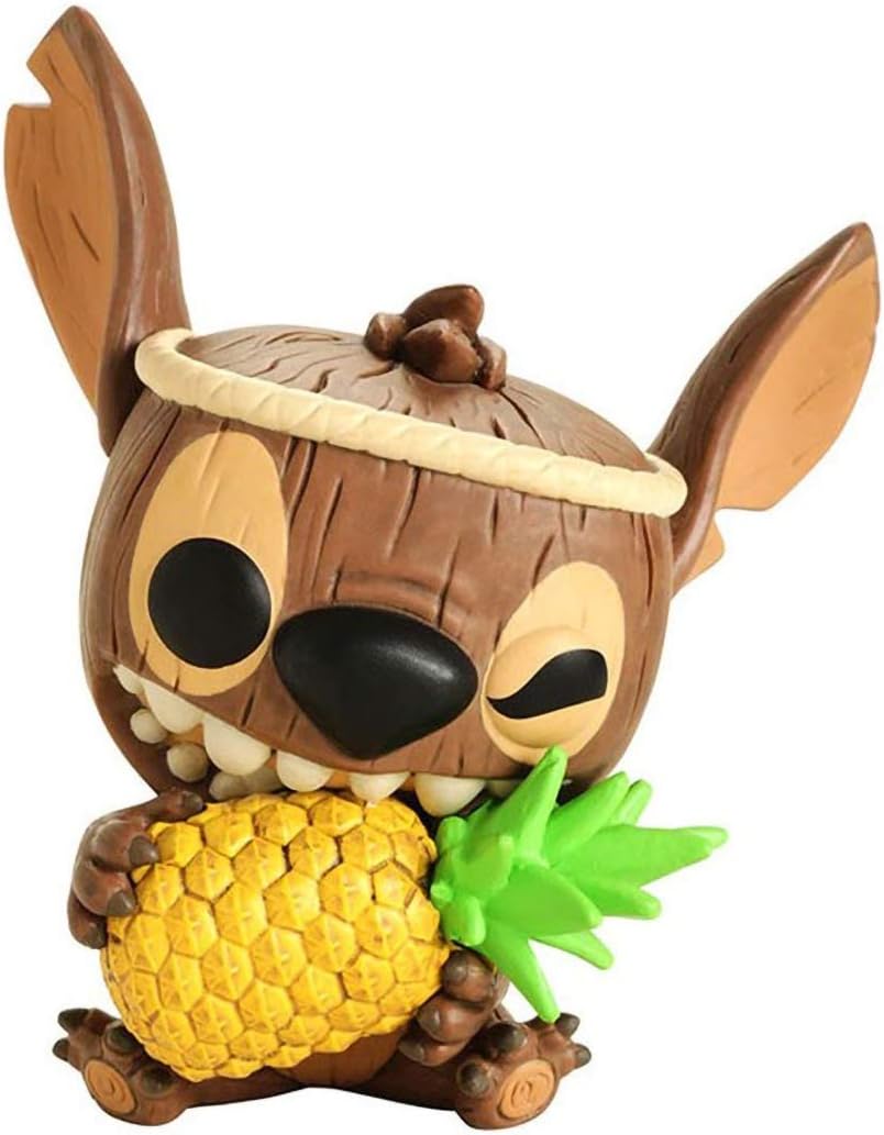 Funko Tiki Stitch [Scented] (Hot Topic Exclusive) POP! Vinyl Figure & 1 POP! Compatible PET Plastic Graphical Protector Bundle [#472 / 32218 - B] image 3
