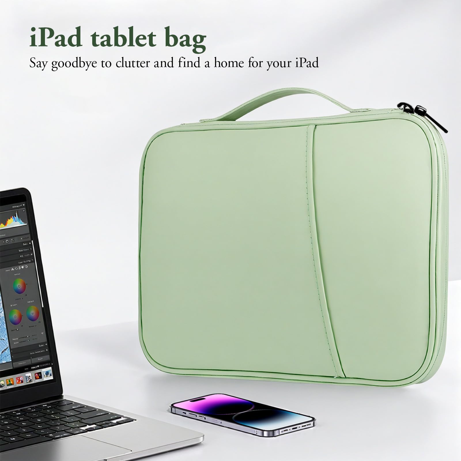 9-11 Pollici Borsa Tablet Borsa Ipad, Custodia Protettiva Borsa Tablet per iPad 10a Gen 10,9", iPad (A16) 11" 2025, Nuovo i-Pad Air/Pro 11", i Pad 9/8/7a 10,2", i Pad Air 5/4