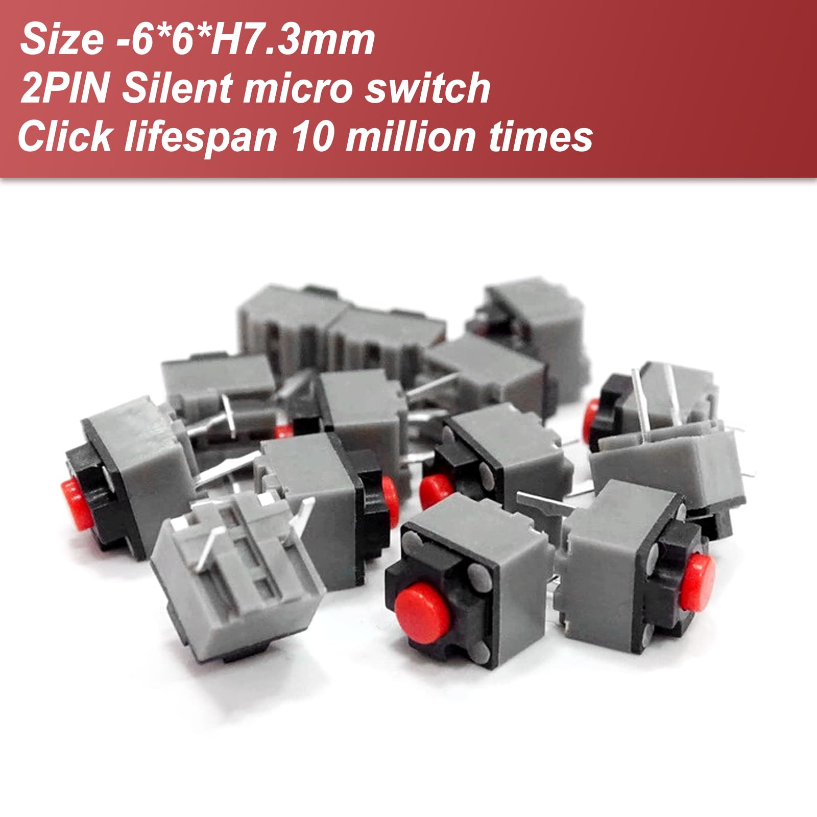 Amazon.com: RUNJRX 8Pcs Kailh Silent Mouse Micro Switch Yellow