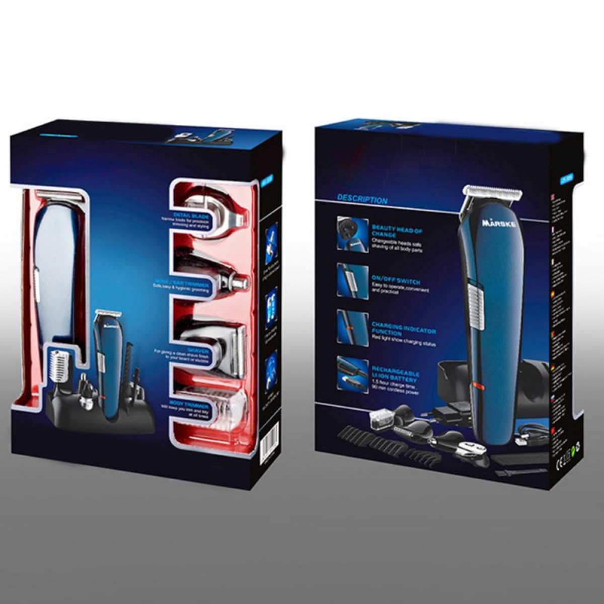 Recortador Recargable de Vello Nasal de Acero Inoxidable para Hombres | Cortapelos Nariz Hombre Recargable, Cuchillas Precisas, Uso Eléctrico para Recorte Preciso