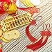 CHENGU 20 Pack Chinese Knot The Fortune Tassel Satin Silk Handmade Chinese Knotting Cord for New Year's Gifts, Spring Festival and Home Decor