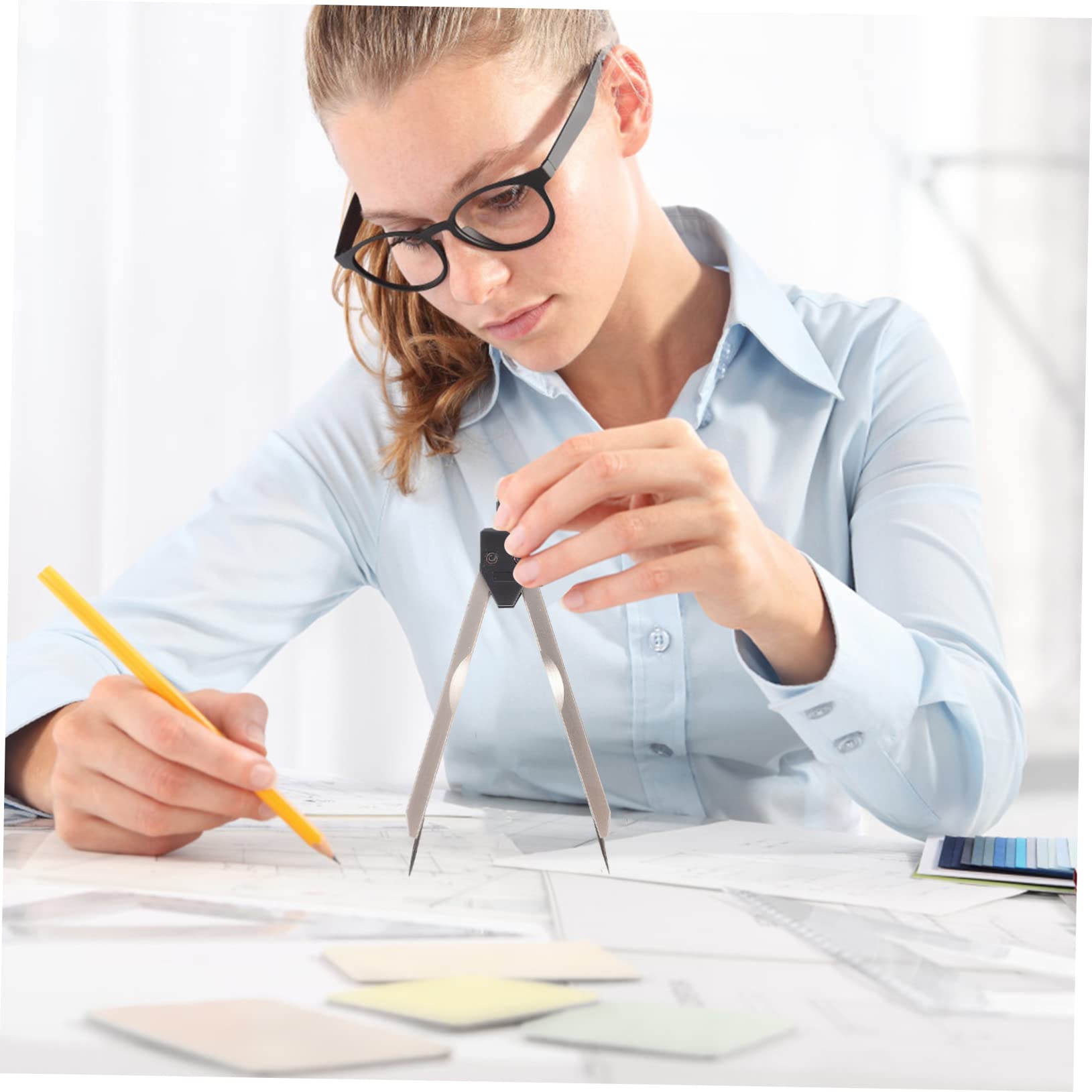 Gogogmee Electrocardiogram Caliper Divider for Nurses and Doctors Medical Measuring Tool with Ruler Measuring Caliper for Accurate Measurements