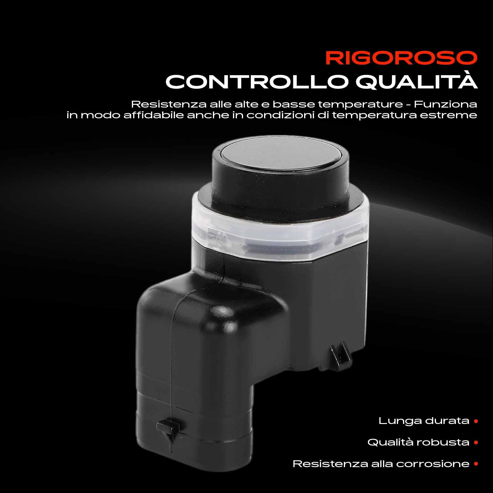 Frankberg 4 sensori di parcheggio anteriori e posteriori 4H0919275A | Compatibile con: A1 Sportback 8XA 8XF, A8 4E2 4E8, A6 Avant 4F5 C6, Golf VI Cabriolet 517, A4 Allroad 8 km