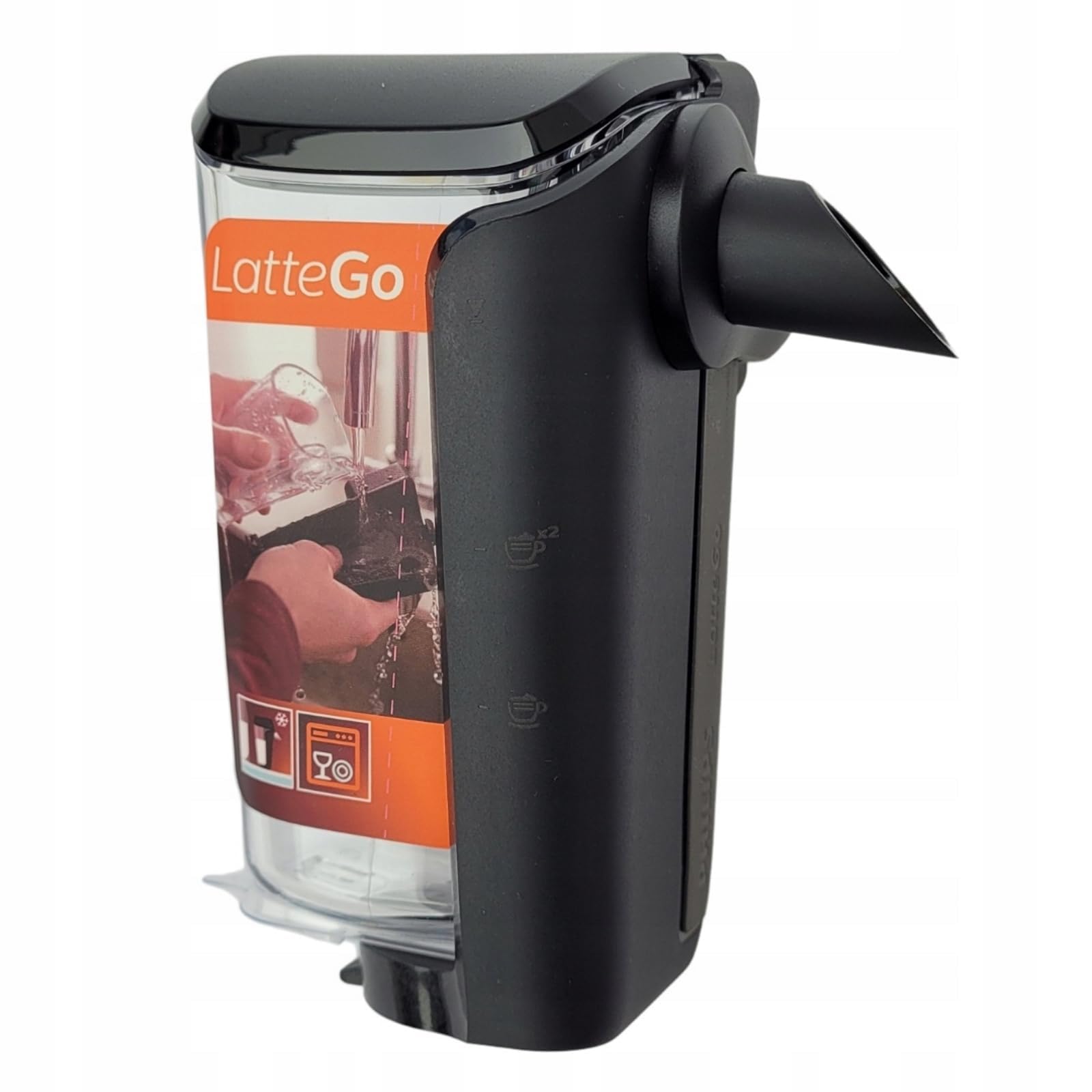 Karaffe Behälter Milchkanne kompatibel mit Philips LatteGo Latte Go Kaffeemaschine CP0657 CP1198 EP20 EP22 EP50 EP53 EP59