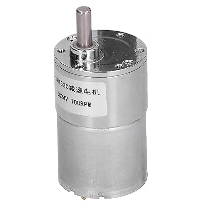 Gear Motor, 100RPM High Temperature Resistant Durable Electric Gear Motor for Automated Equipment for Electric Curtains for Electronic Door Locks