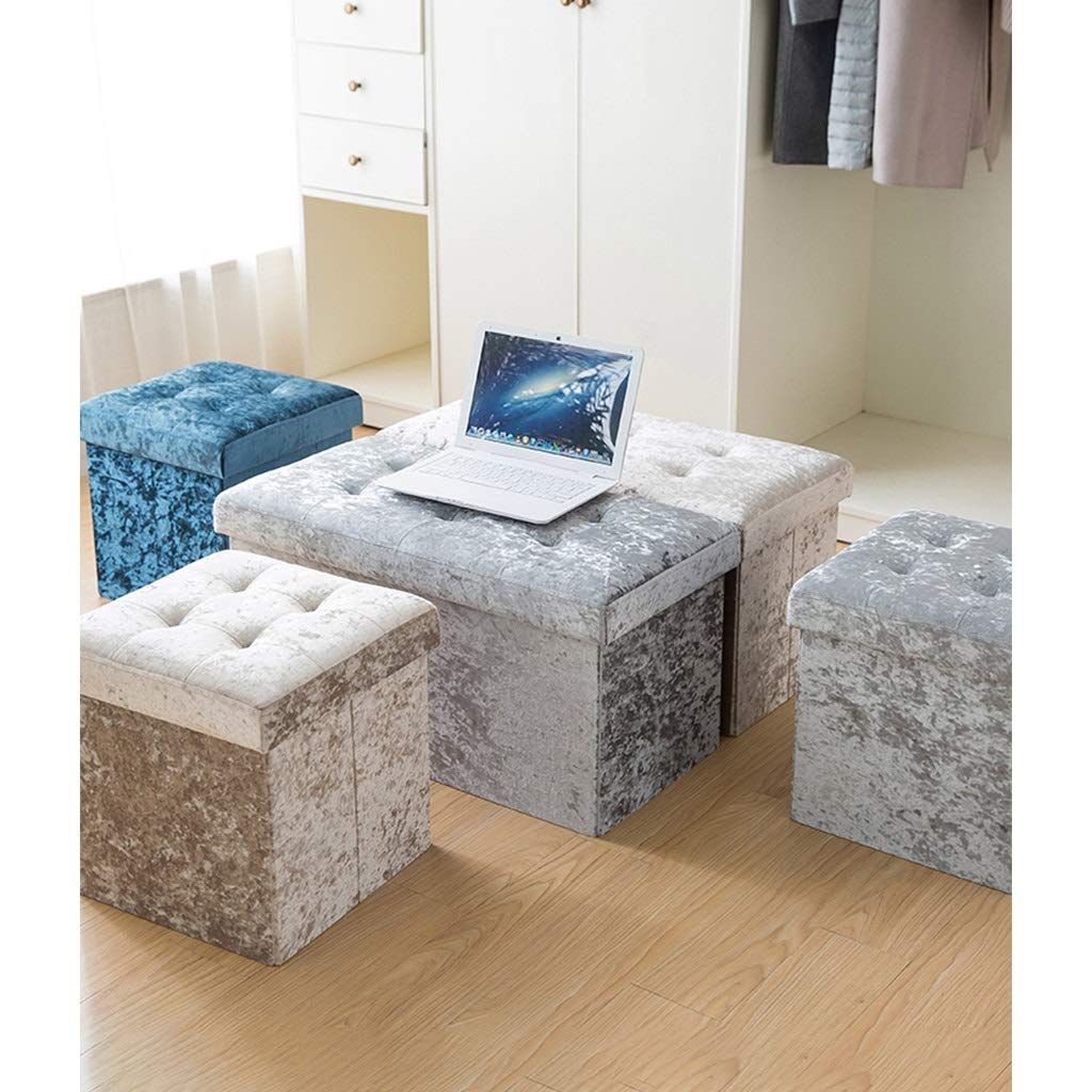 Banc pliant lin beige gzz pour optimiser les petits espaces