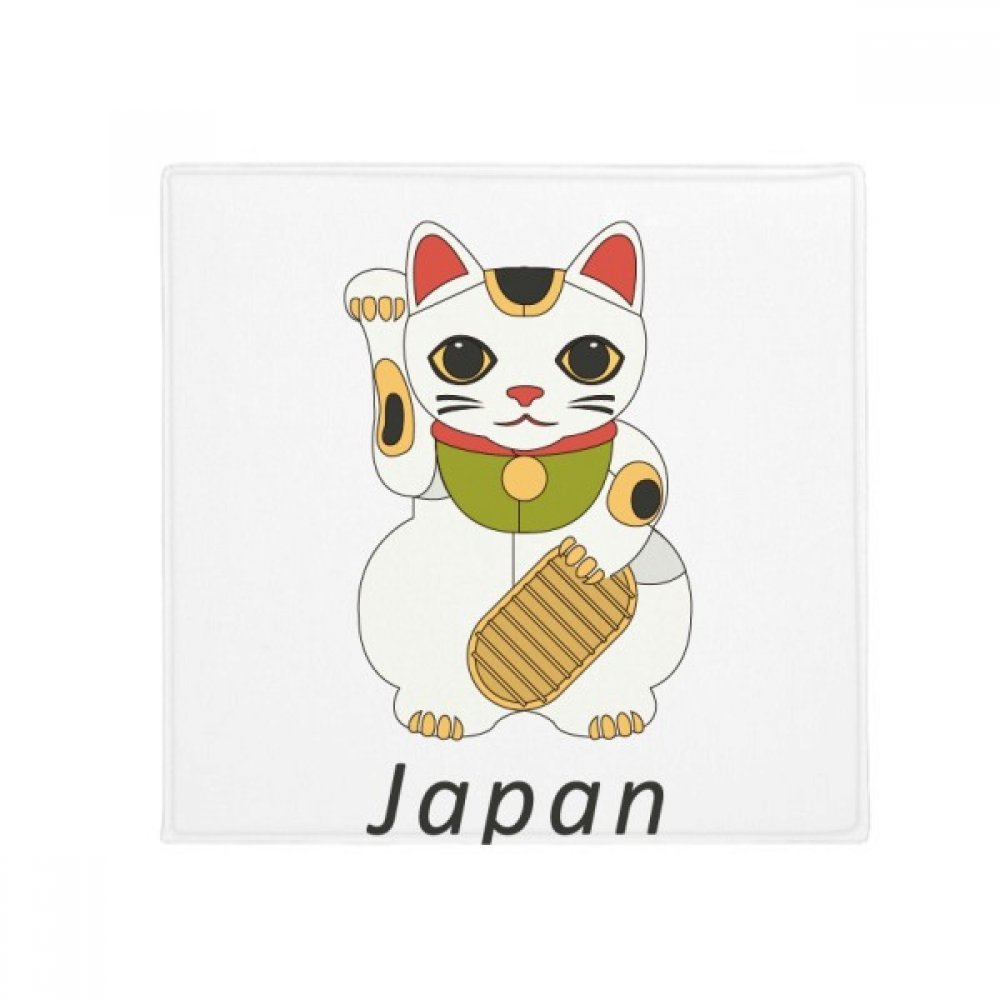 Tapis de cuisine antidérapant chat japonais 80 cm pour entrée