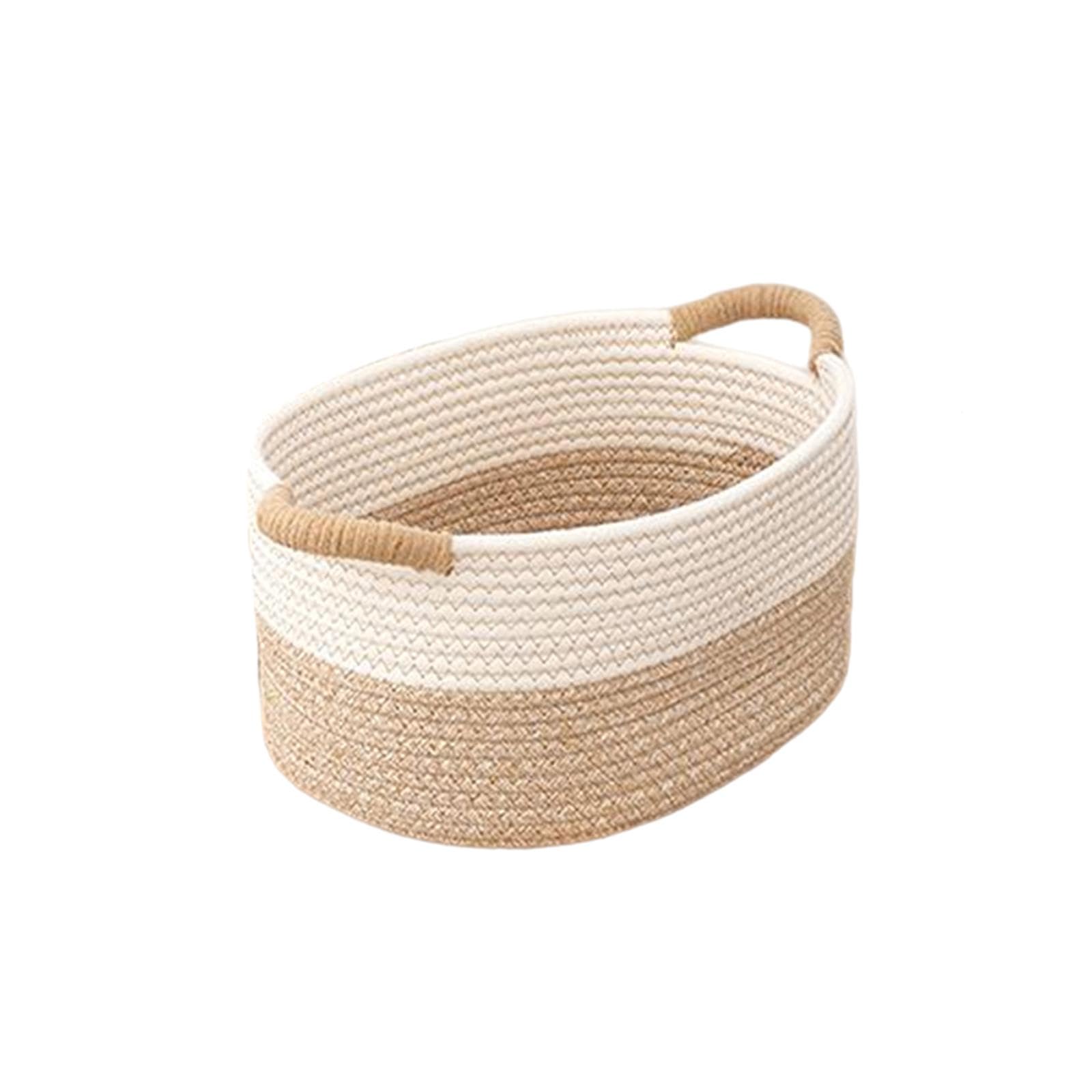 Panier cadeau vide en corde tressée pour coffret personnalisé