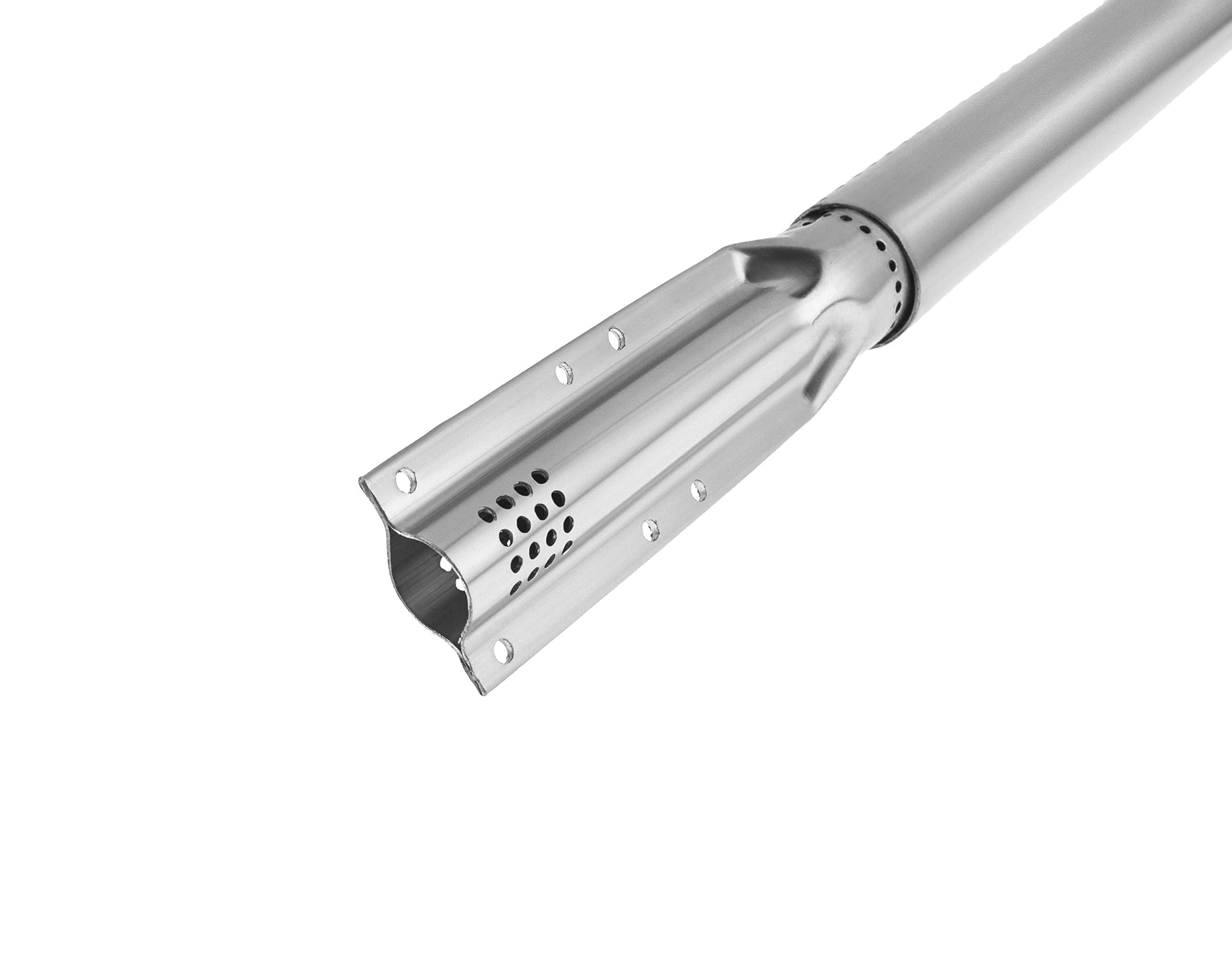 Tubos universales para quemador de gas, piezas de repuesto para Nexgrill, Outback, Uniflame, Brinkmann, Char-Broil y la mayoría de parrillas de gas, ajustable de 33 cm a 44,5 cm (4 unidades