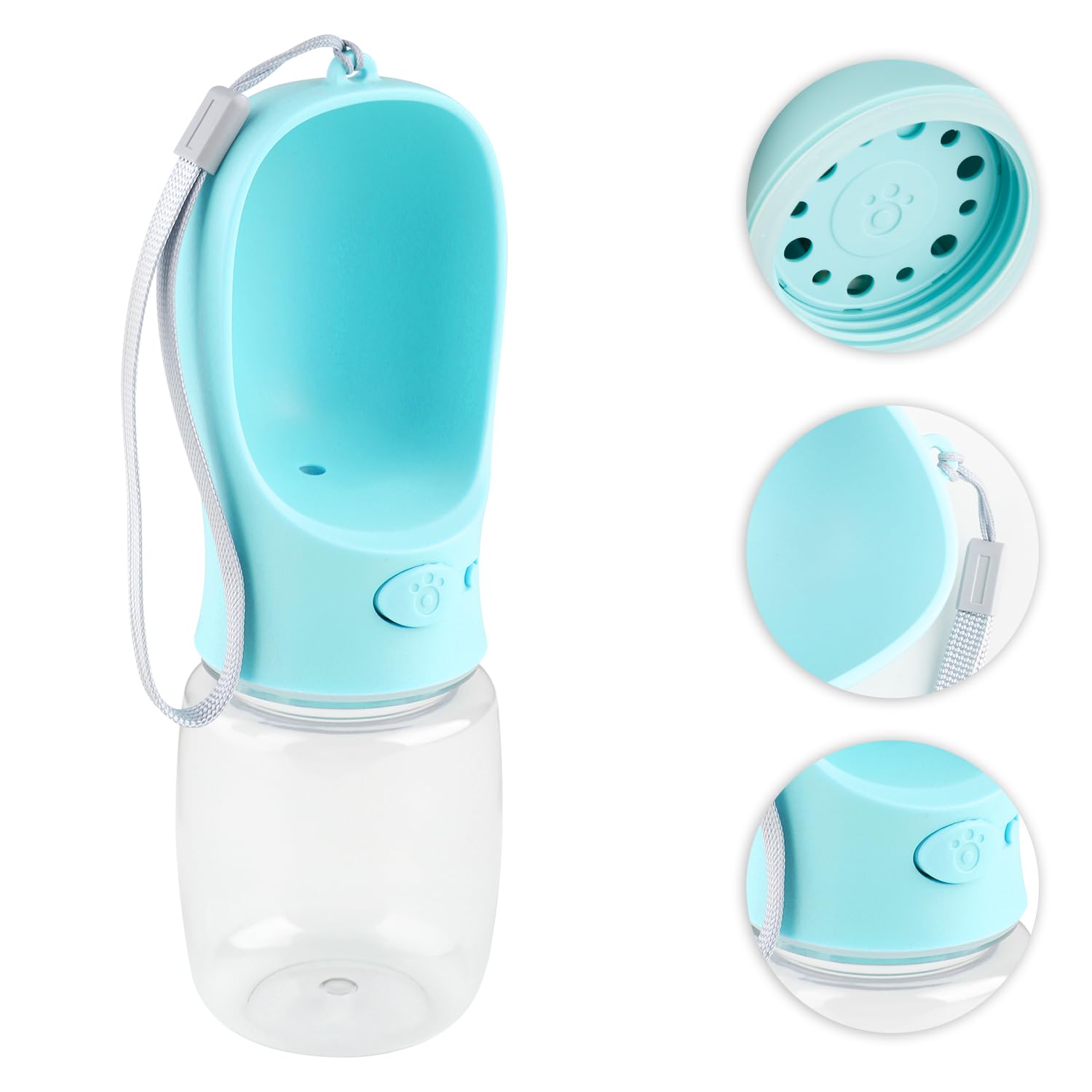 Luckious Portable Dog Water Bottle for Outdoor Adventures Leak-Proof & Easy-to-Carry Pet Travel Water Dispenser for Dogs - Image 3