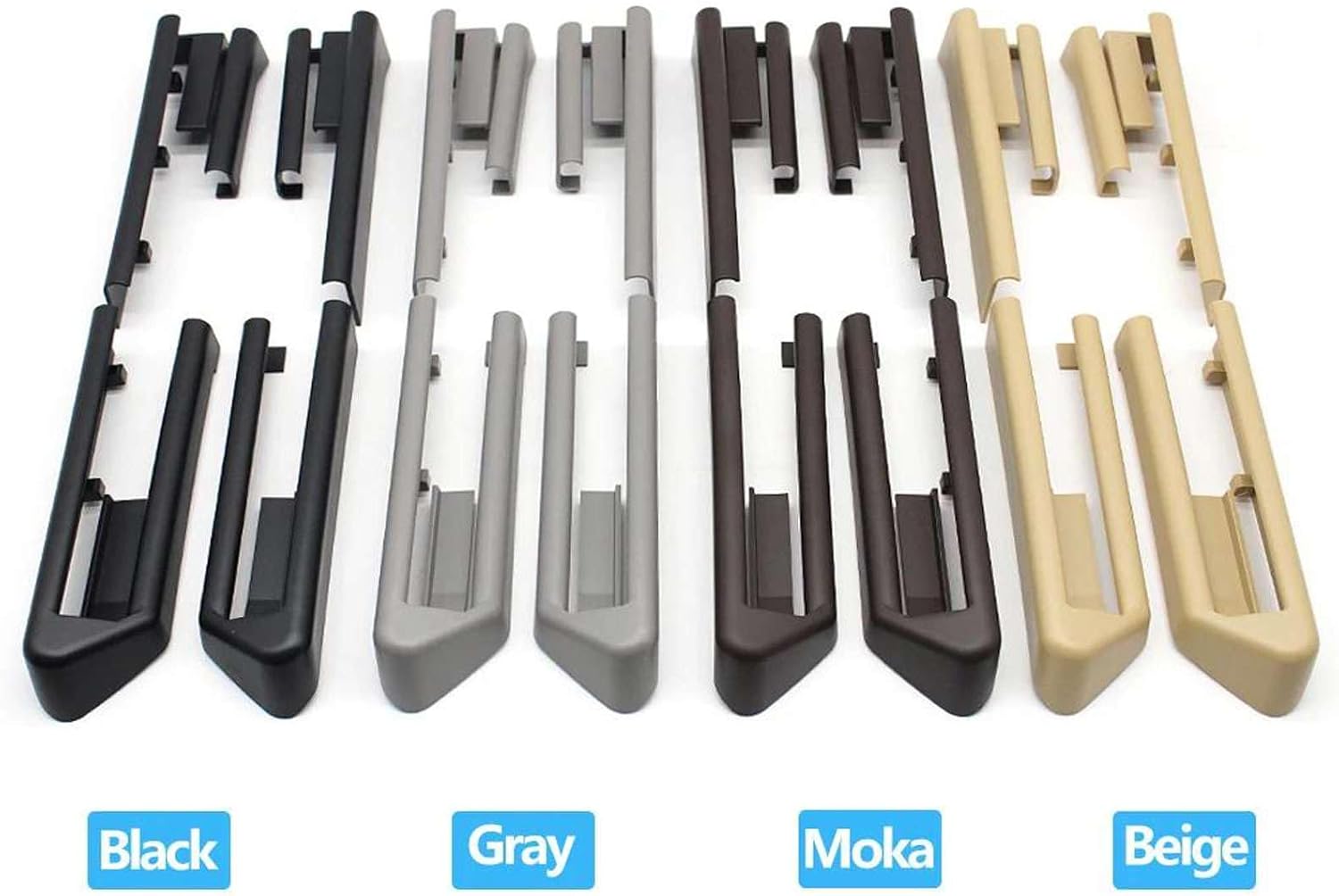Car Interior Front Seat Sliding Track Rail Trim Cover Replacement,Fit for BMW X5 X6 E70 E71 E72 LHD RHD 2007-2014