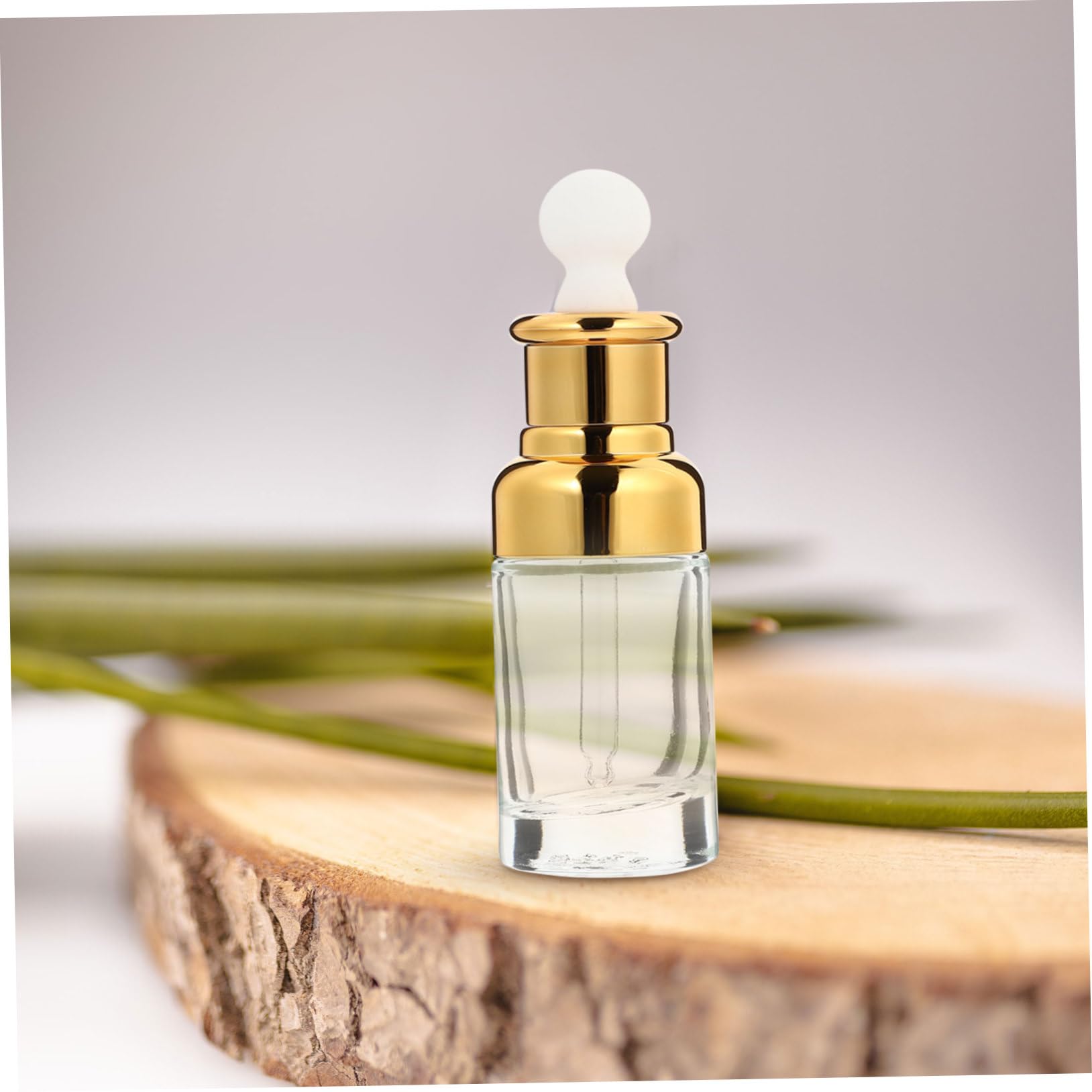 10 Stück 50ml Gold Glas Tropfflaschen für Ätherische Öle | Auslaufsicher für Reisen, Praktische Nachfüllbehälter, Leer und Wiederbefüllbar