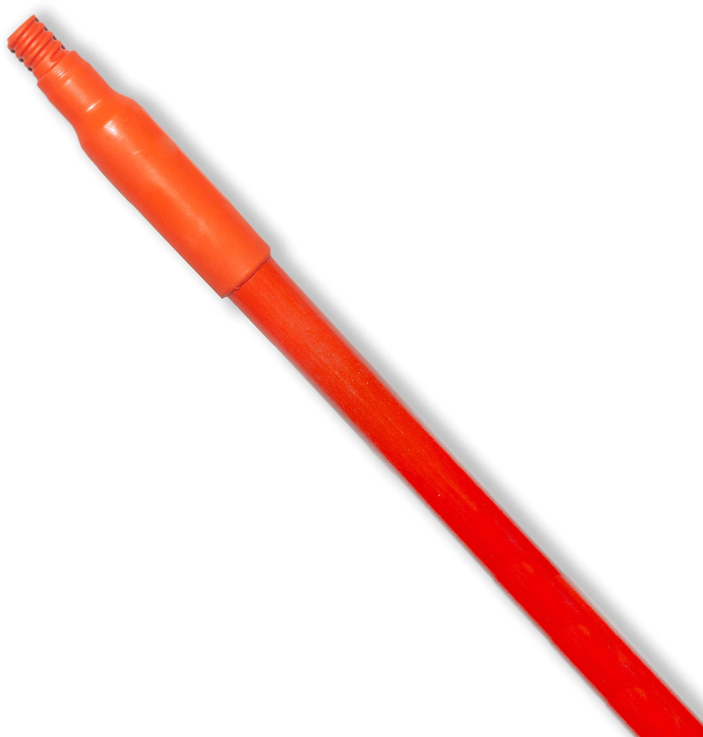 SPARTA 41225EC24 Fiberglass Broom Handle, Mop Handle, Replacement Handle With Acme Threaded Tip For Commercial Cleaning, 48 Inches, Orange, (Pack of 12)