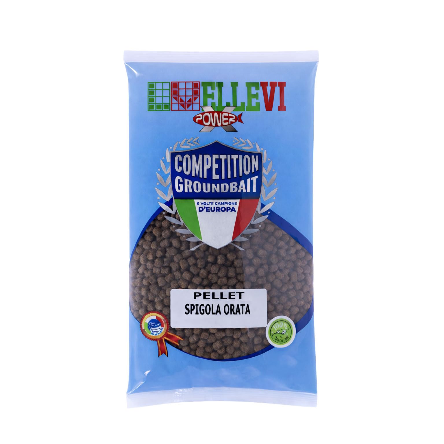Pellet Spigola e Orata ELLEVI – Pastura e Innesco ad Alta Attrazione Consigliato per Ledgering, Pesca dalla Riva, Feeder, Pesca al Colpo, Bolognese, Galleggiante, Pesca a Fondo