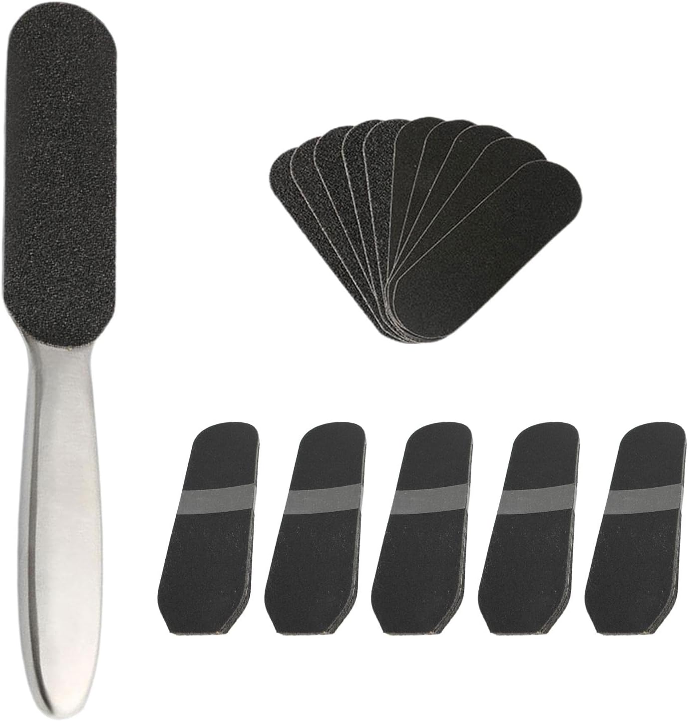 61 Pcs Pedicure Foot File and Callus Remover,Stainless Steel Foot File