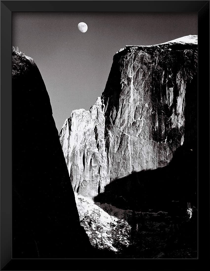 Amazon.com: ArtDirect Moon and Half Dome, Yosemite Valley