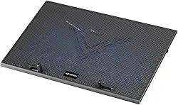Base para Notebook C3Tech NBC-80BK 17,3" Preto Refrigerada com 2 Cooler Fans Led Azul, 2 niveis de ajuste de altura, USB Adicional, compativel com notebooks até 17,3", controle de velocidade