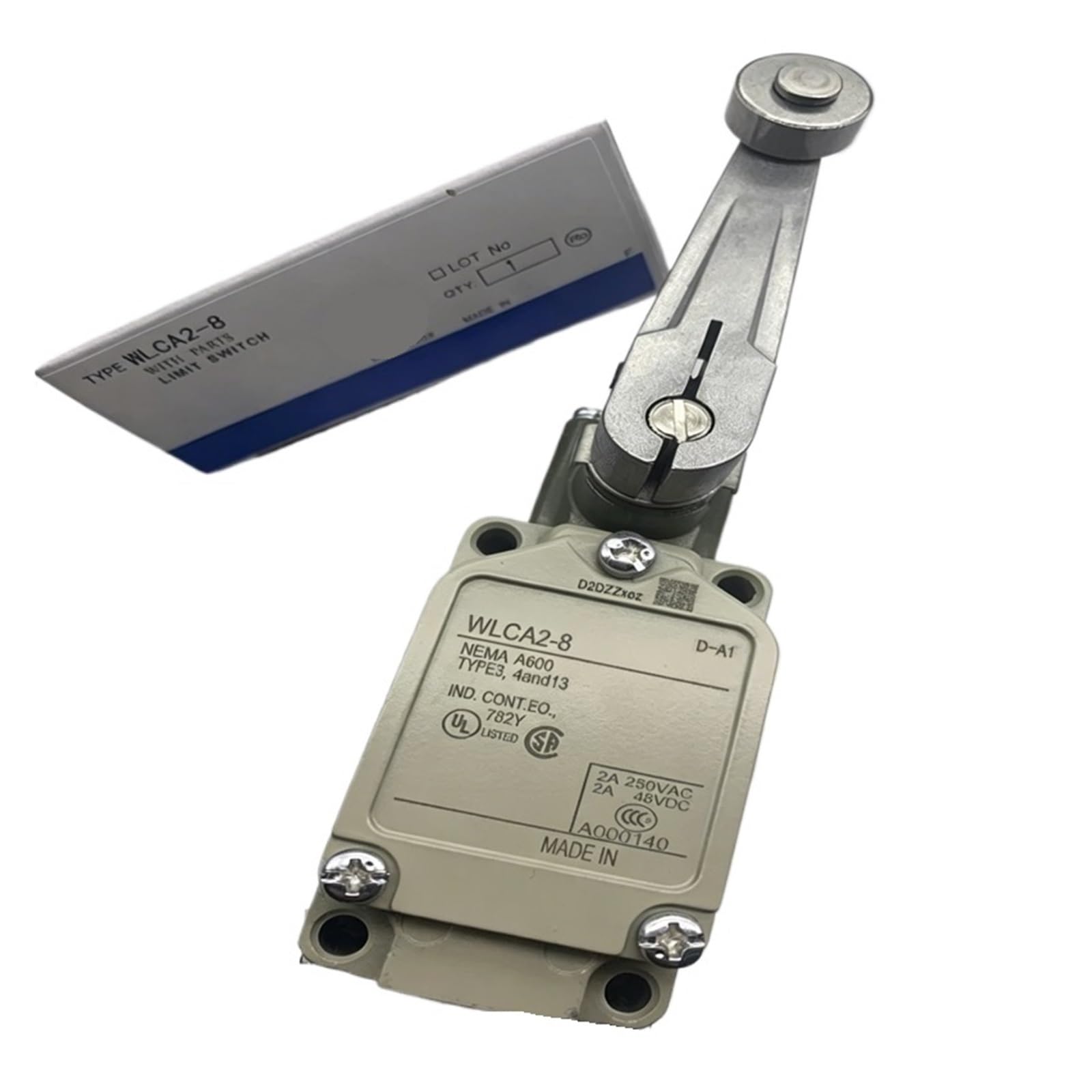 Cleufwko One Color 1Pcs Limit Travel Switch Wlca32-43Le-N Wlca32-43Ld-N Wlca2-8 Wlca2-8-N Wlca2-7-N Wlca2-7(Wlca2-8)