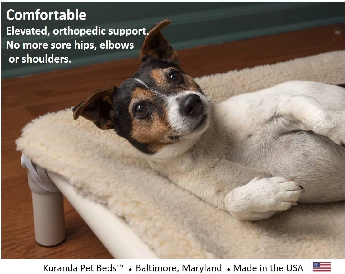 review Kuranda Chewproof Bed - Almond PVC - 35