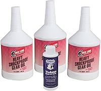 Yukon Gear & Axle 3Qt Redline Shockproof Synthetic Gear Oil GL-5 w/ Posi Additive for Differentials