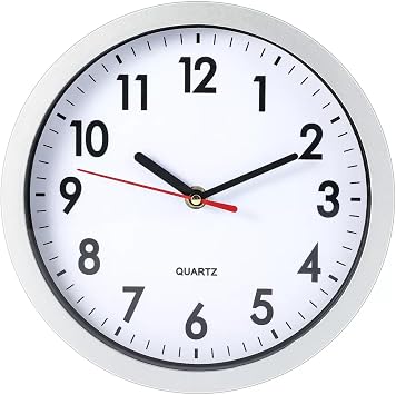 Wall Clock Large, Nonticking Decorative Classic Wall Clock Decorative,Battery Operated Easy to Read Modern Large Clocks for Walls for Home Bedroom Kitchen Office School Outdoor Living Room