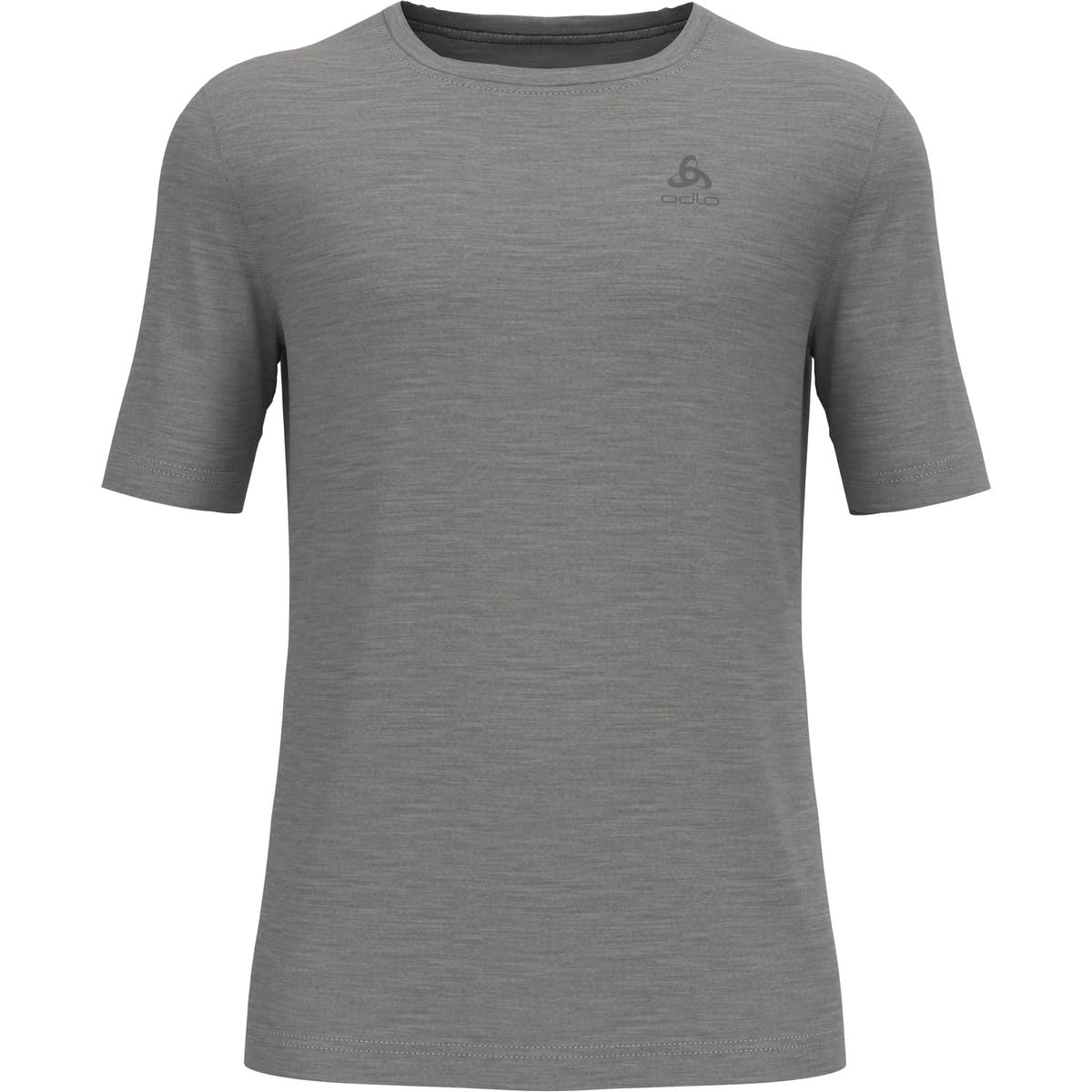 Odlo Men Functional Underwear Short Sleeve Shirt MERINO 200, odlo steel grey melange, XL