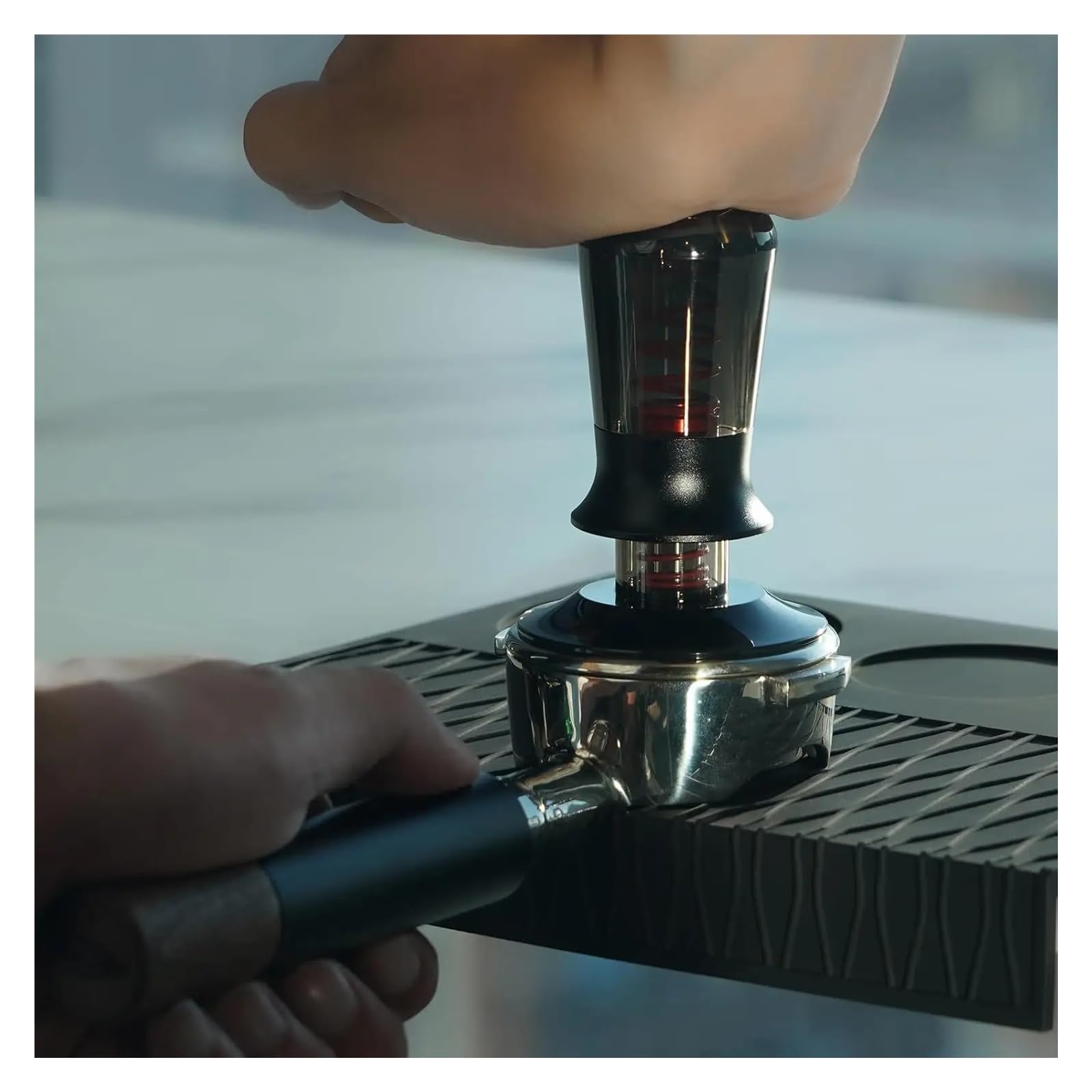Zapasowy Ubijak Do Espresso, Sprężynowy Przezroczysty Ubijak Do Kawy, Pasuje Do 51/54/58mm Portafilter Ekspres Do Kawy Akcesoria Zamienne(Transparent 54mm)