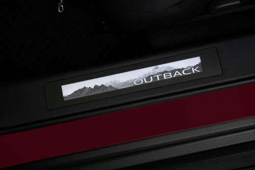 Illuminated Door Sill - 2023+ Subaru Solterra 5 Subaru 2026 Outback Side Sill Plates Illuminated Kit H461SAR000 Genuine OEM