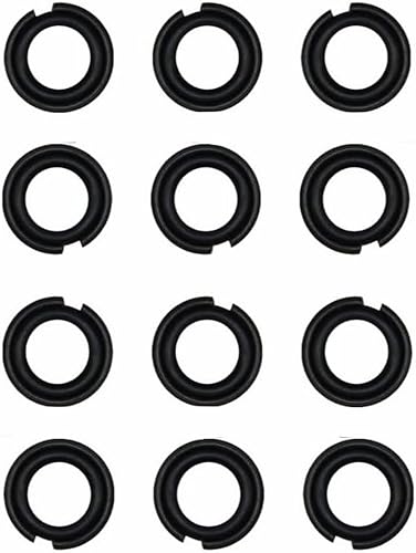 12 juegos de anillo de retención de impacto de 12 pulgada, clip de anillo de retención de enchufe de accionamiento cuadrado con junta tórica o