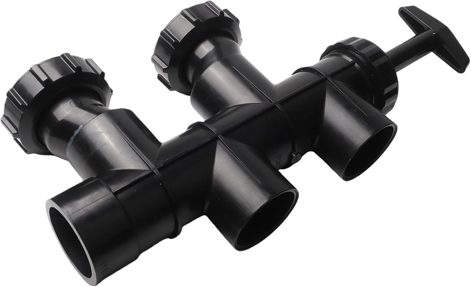 SP0410X502S 2in Slide Valve Assembly for Hayward for PRO-GRID and Micro-Clear D E Pool Filters Dual Position Backwash Control Push-Pull Handle Optimized Flow Black Plastic for 2-Inch Pipes
